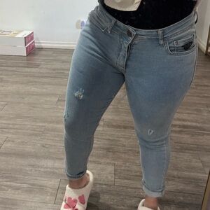 Versace Light Blue Denim Jeans